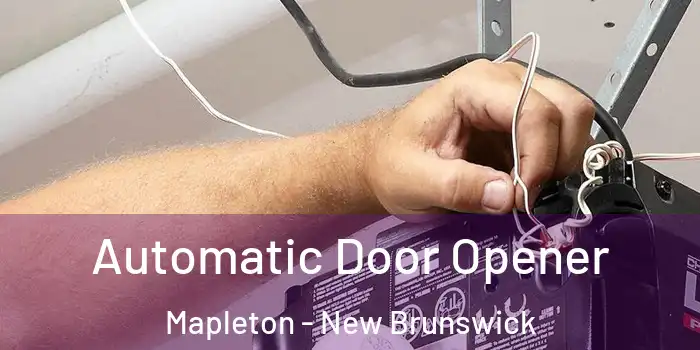Automatic Door Opener Mapleton - New Brunswick