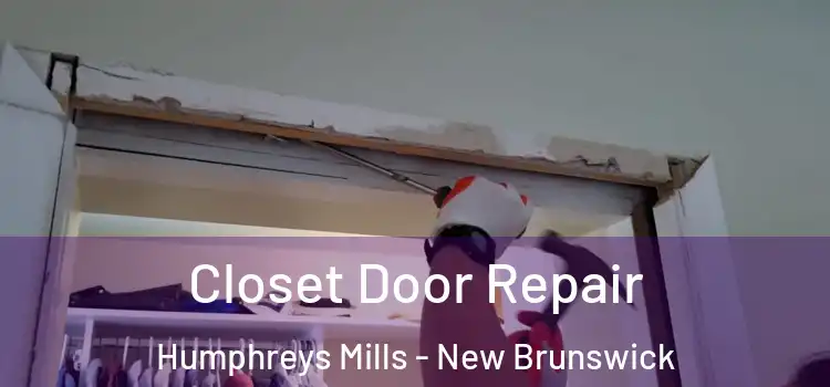Closet Door Repair Humphreys Mills - New Brunswick