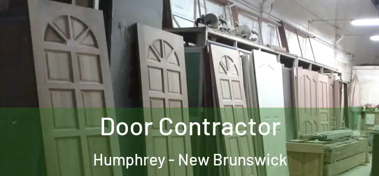 Door Contractor Humphrey - New Brunswick