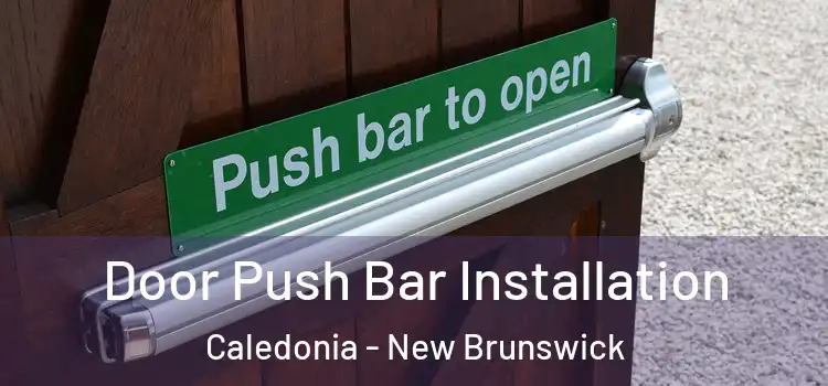 Door Push Bar Installation Caledonia - New Brunswick