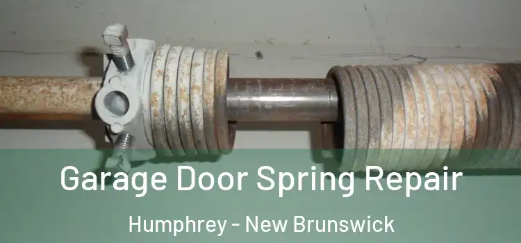 Garage Door Spring Repair Humphrey - New Brunswick