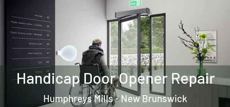 Handicap Door Opener Repair Humphreys Mills - New Brunswick