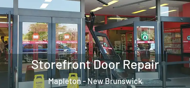 Storefront Door Repair Mapleton - New Brunswick